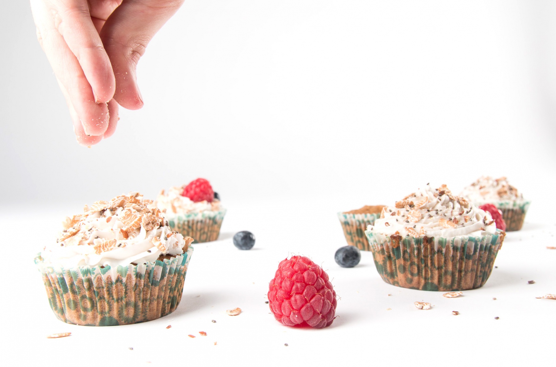 Lilly - Romige spelt-cupcake