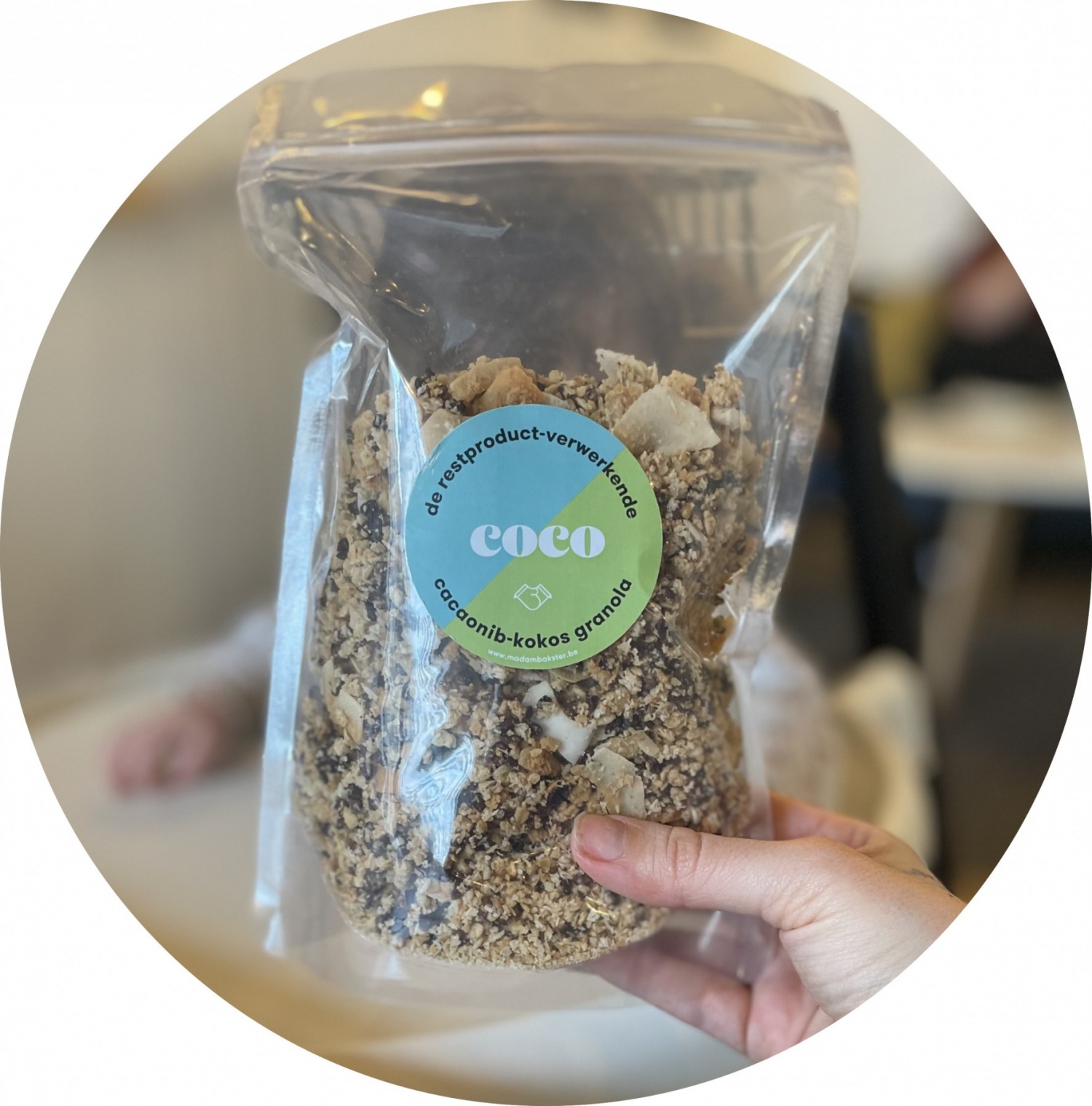 Coco - duurzame cacaonib-kokos granola