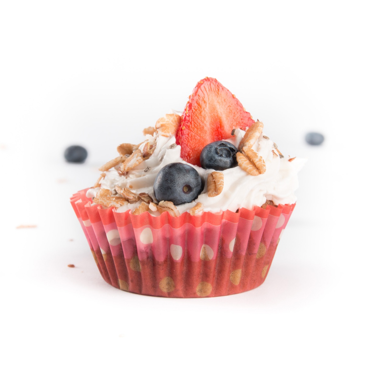 Lilly - Romige spelt-cupcake