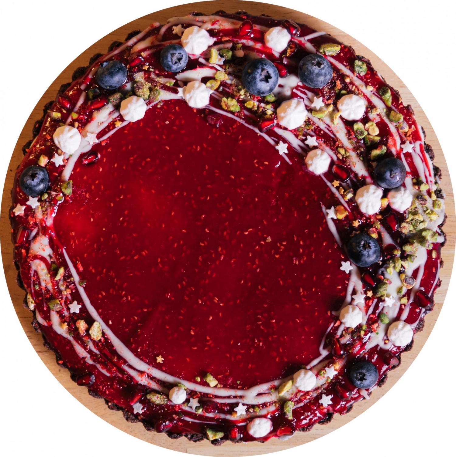 Shakti - Hemelse witte chocolade-framboos taart